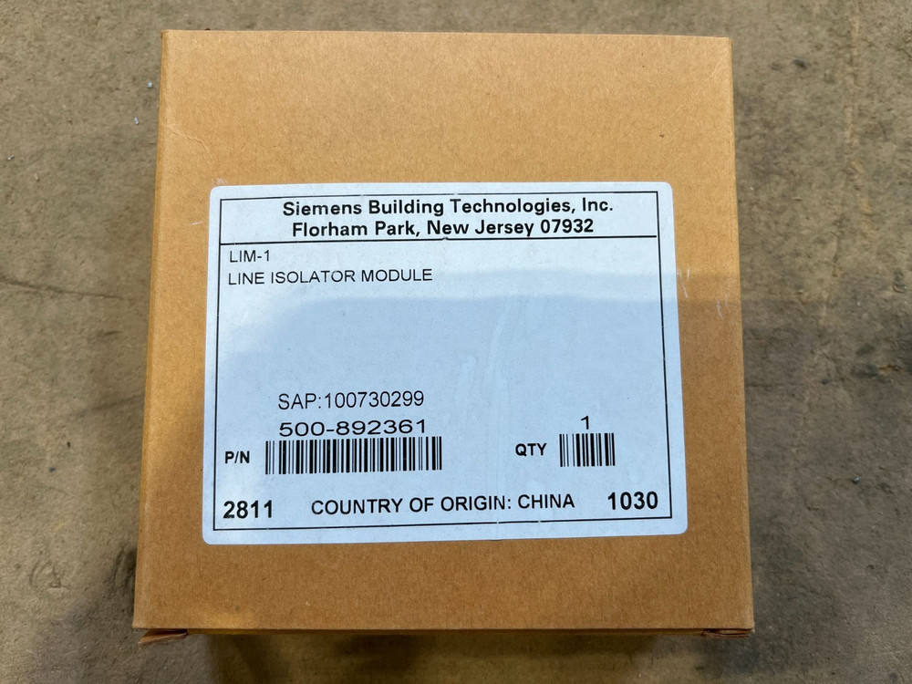 Siemens LIM-1 Line Isolator Module