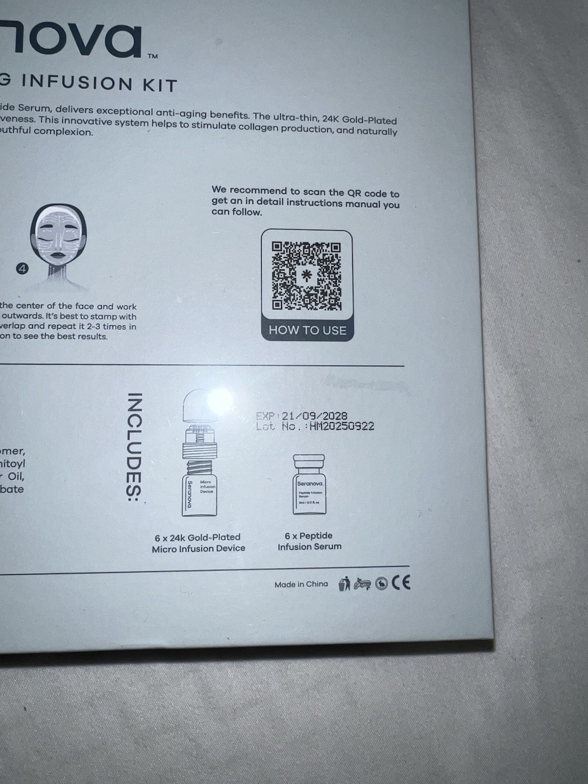 Seranova Microneedling Infusion Kit Anti Aging Solution 3 Month 2028 Brand 🆕