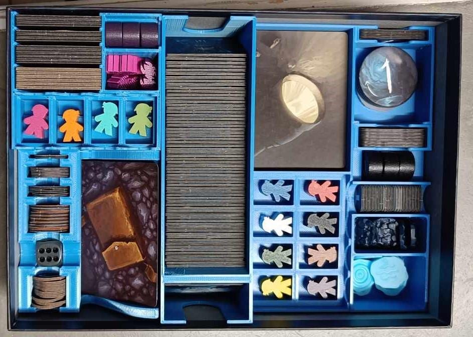 Sub Terra + All Expansions | Board Game Insert | Organizer