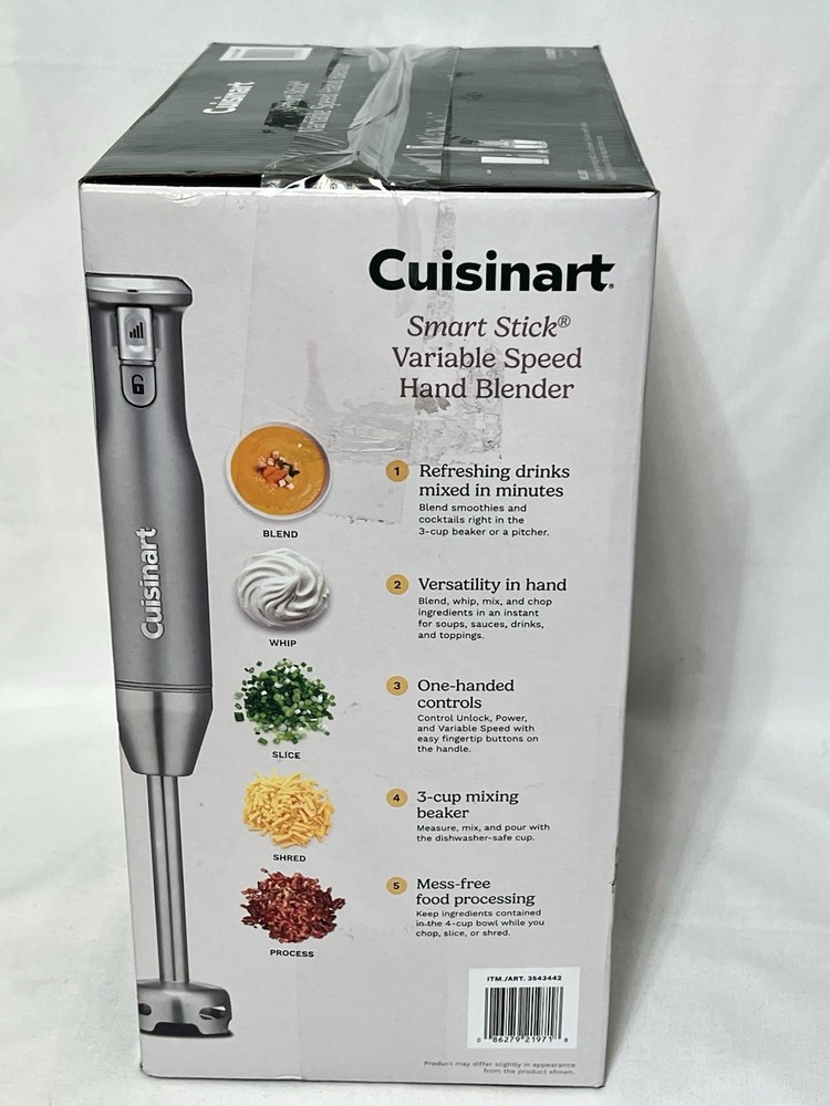 Cuisinart Smart Stick Variable Speed Hand Blender Food Processor HB-400pc Sealed