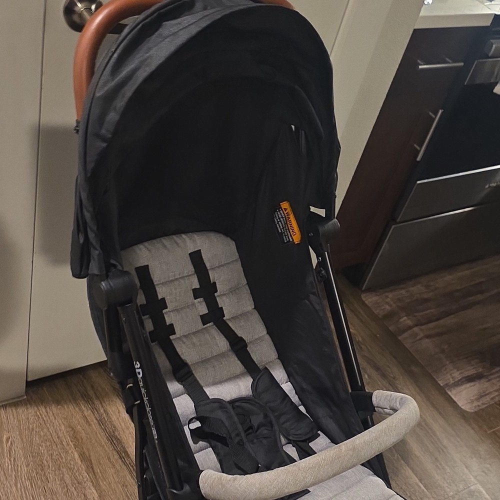 Summer Infant 3Dquickclose Lightweight Stroller Black Gray Adjustable Handle