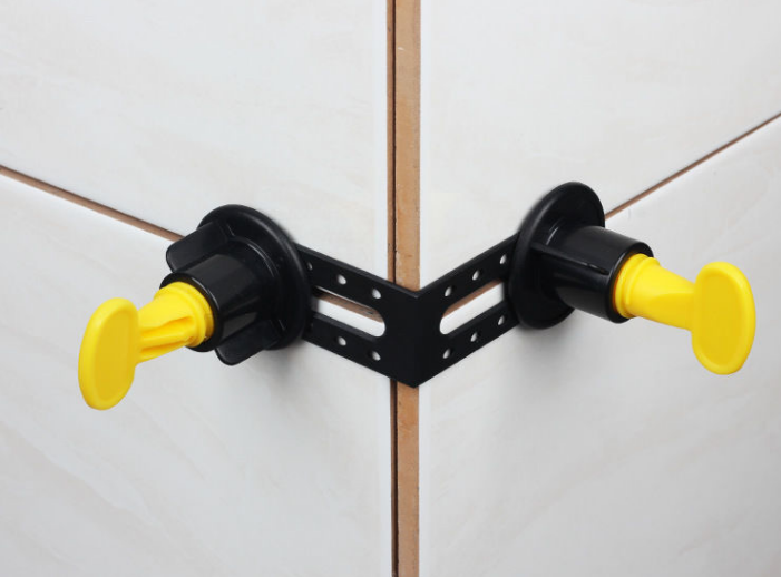 Reusable Tile Leveling System Adjusting Tool for Internal and External Corner