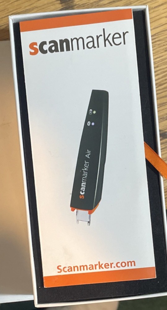 Scanmarker Air Wireless Bluetooth Portable Pen Scanner & Reader