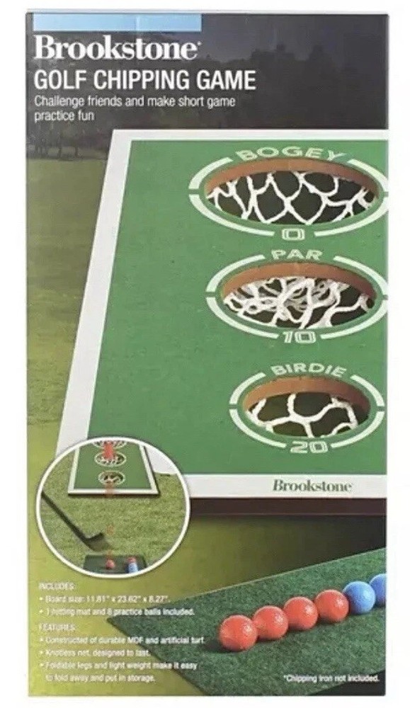 Brookstone Golf Chipping Game Short Game Practice Set With Balls
