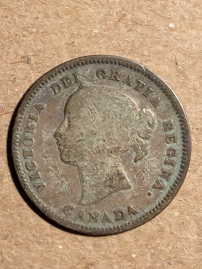 1901 Canada 5 Cents Silver