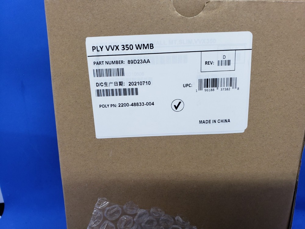 HP 89D23AA Poly Mounting Bracket for Telephone- NEW