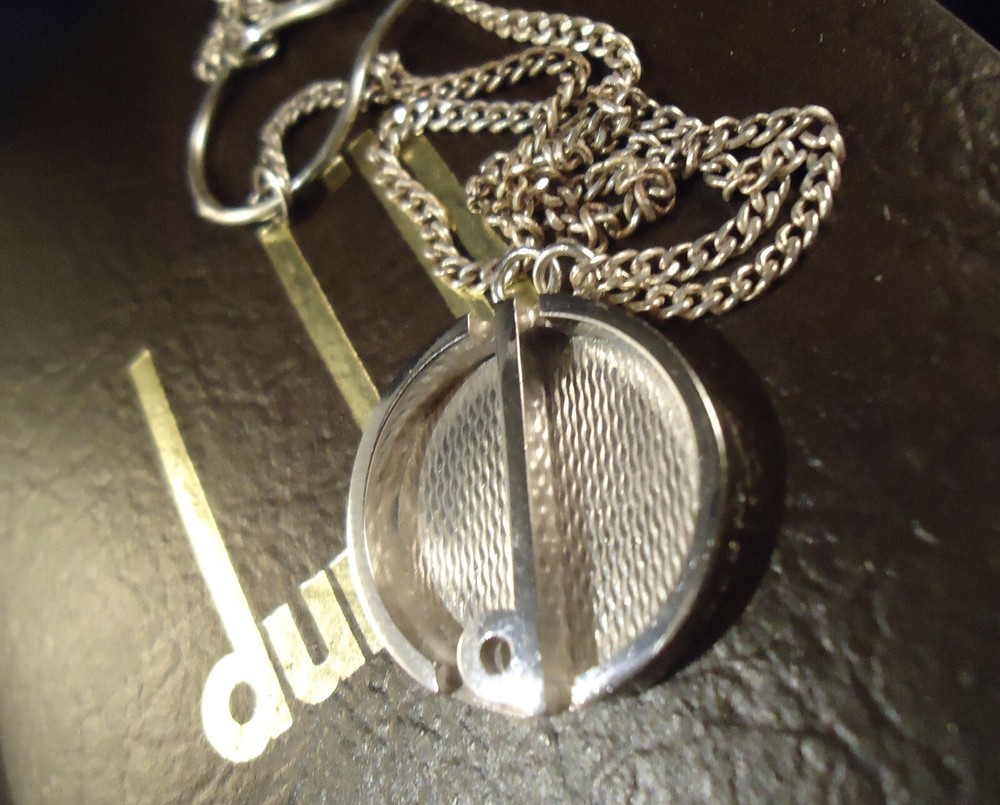 Dunhill Silver Tie Tack - Vintage - Solid .925 Silver - Original Case