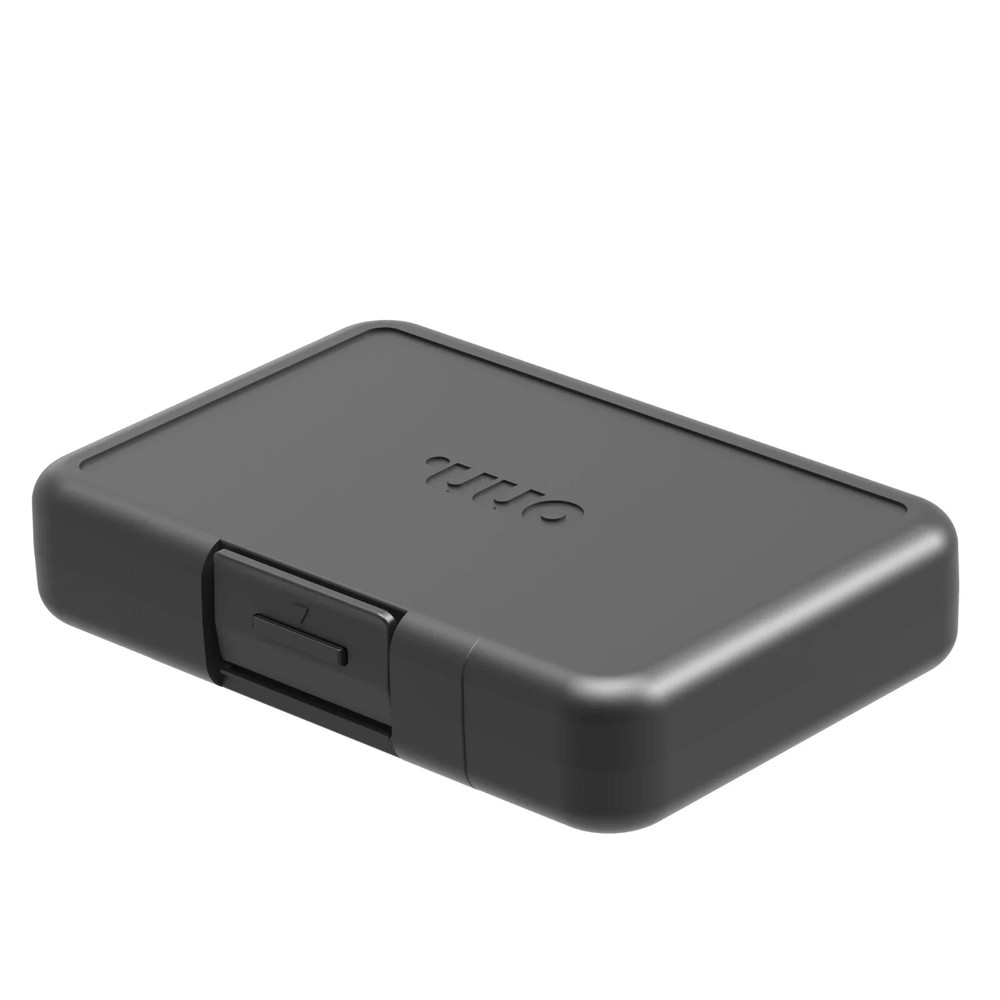 ONN Memory Card Storage Case Securely Store 12 SD/MicroSD/CF Cards Shockproof