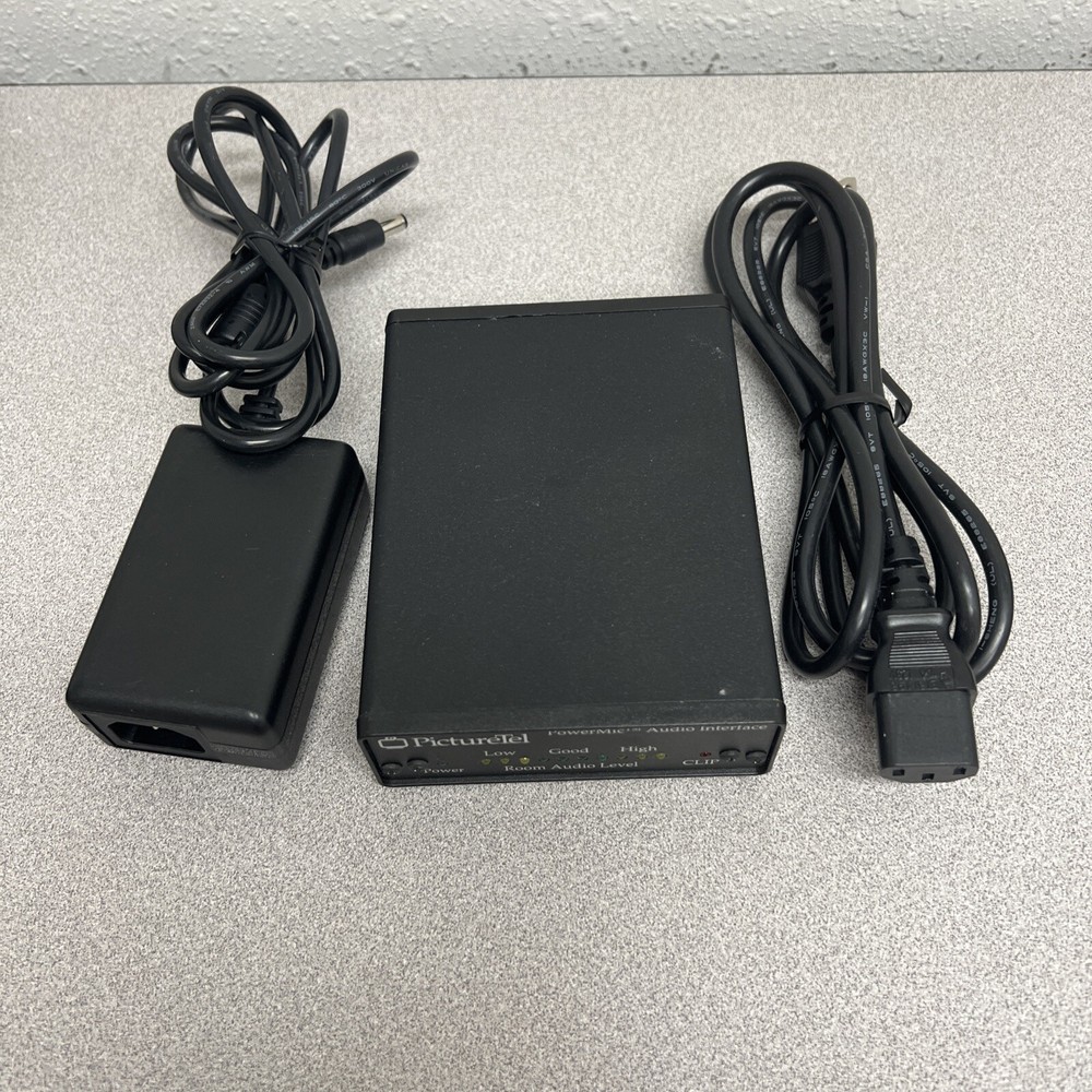 PictureTel Power Mic Audio Interface Box w/ Cable CP-2027