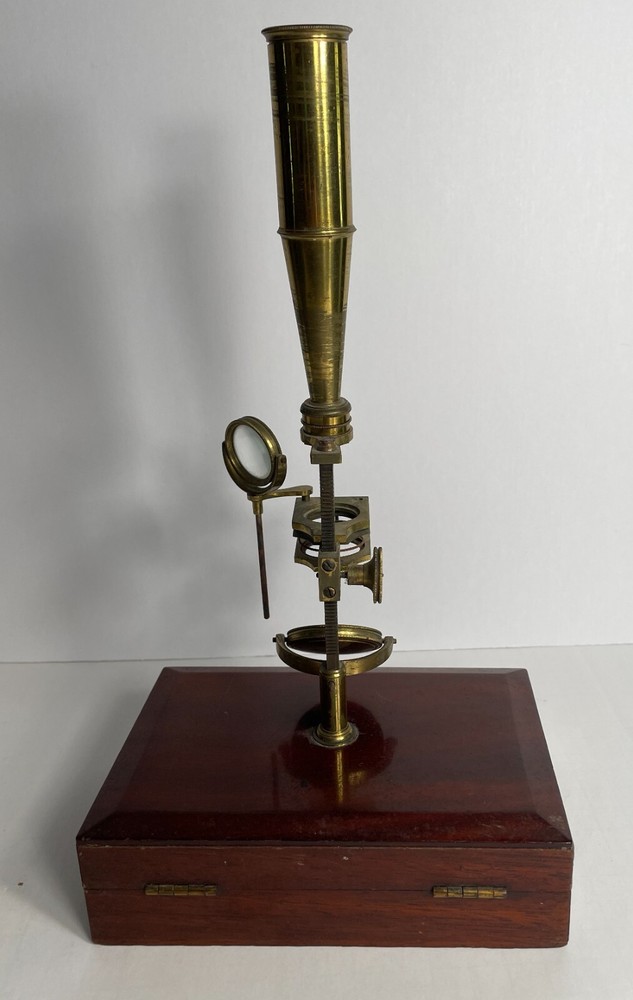 Unsigned Gould/Cary Type compound and simple microscope