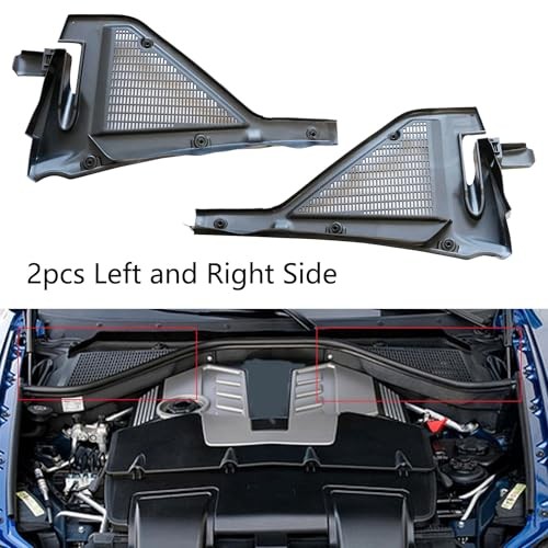 2pcs Left and Right Side Cabin Air Filter Microfilter Housing Assembly