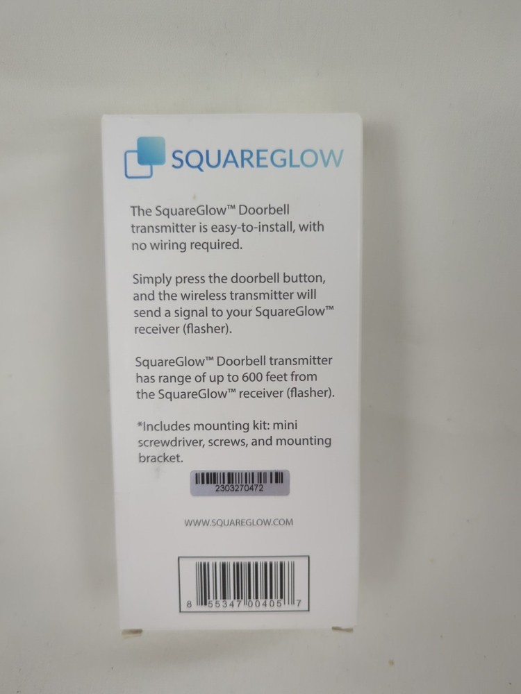 SquareGlow Doorbell Transmitter