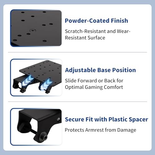 Gearshift & Handbrake Holder – Compatible with Playseat Trophy - Logitech G