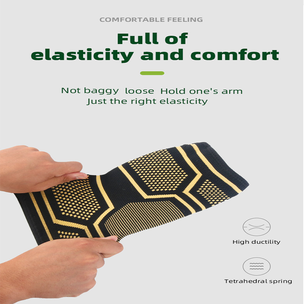 Copper Elbow Brace Compression Support Sleeve Arthritis Tendonitis Joint Pain US