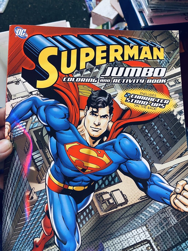 DC Comics Superman Jumbo Coloring & Activity Book 80 Pg. Tear & Share