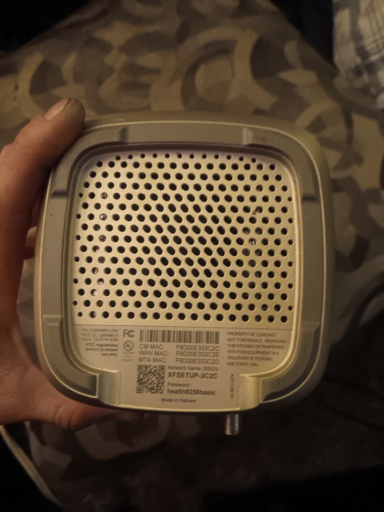 xfinty modem router wifi white