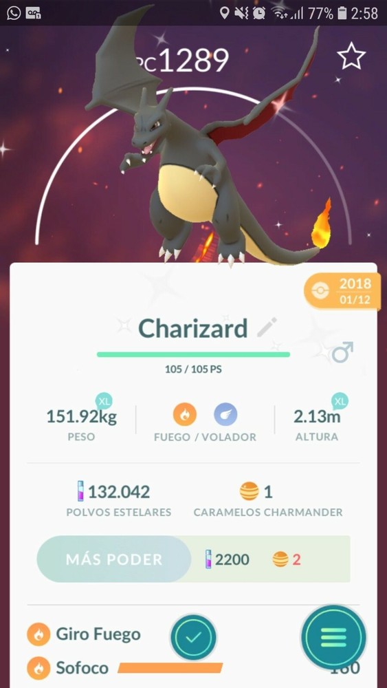 SHINY ✨ CHARMANDER OR DARK CHARIZARD!!! ✨ - PKMN GO!!! - NON REGISTERED!!!
