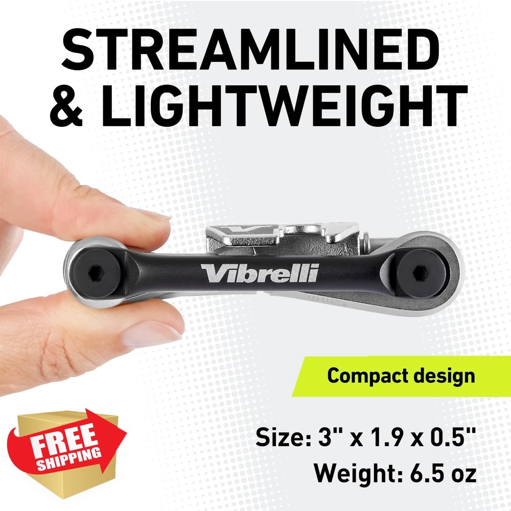 Vibrelli Bike Multitool V19 with Carry Case
