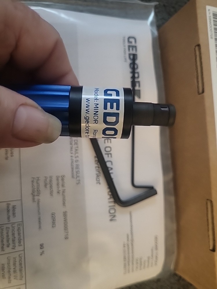 GEDORE Minor Fh Blue Torque Screwdriver