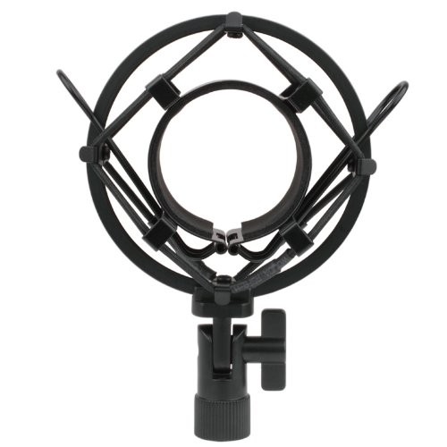 Black Universal Microphone Shock Mount for Large Diameter Diameter 48-51mm Co...
