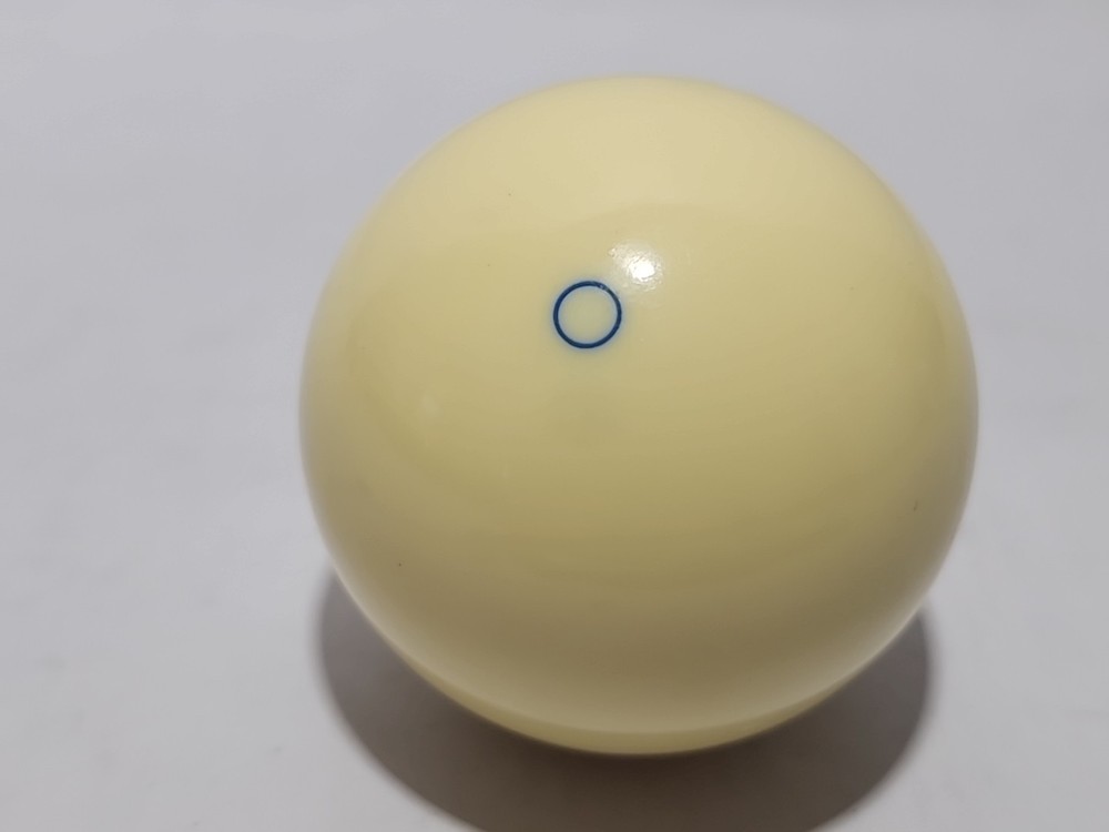 Vintage Replacement Billiard Que Pool Ball Blue Circle 2-1/4" Diameter