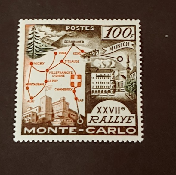 MONTE CARLO 100FR VF MNH MONACO K6