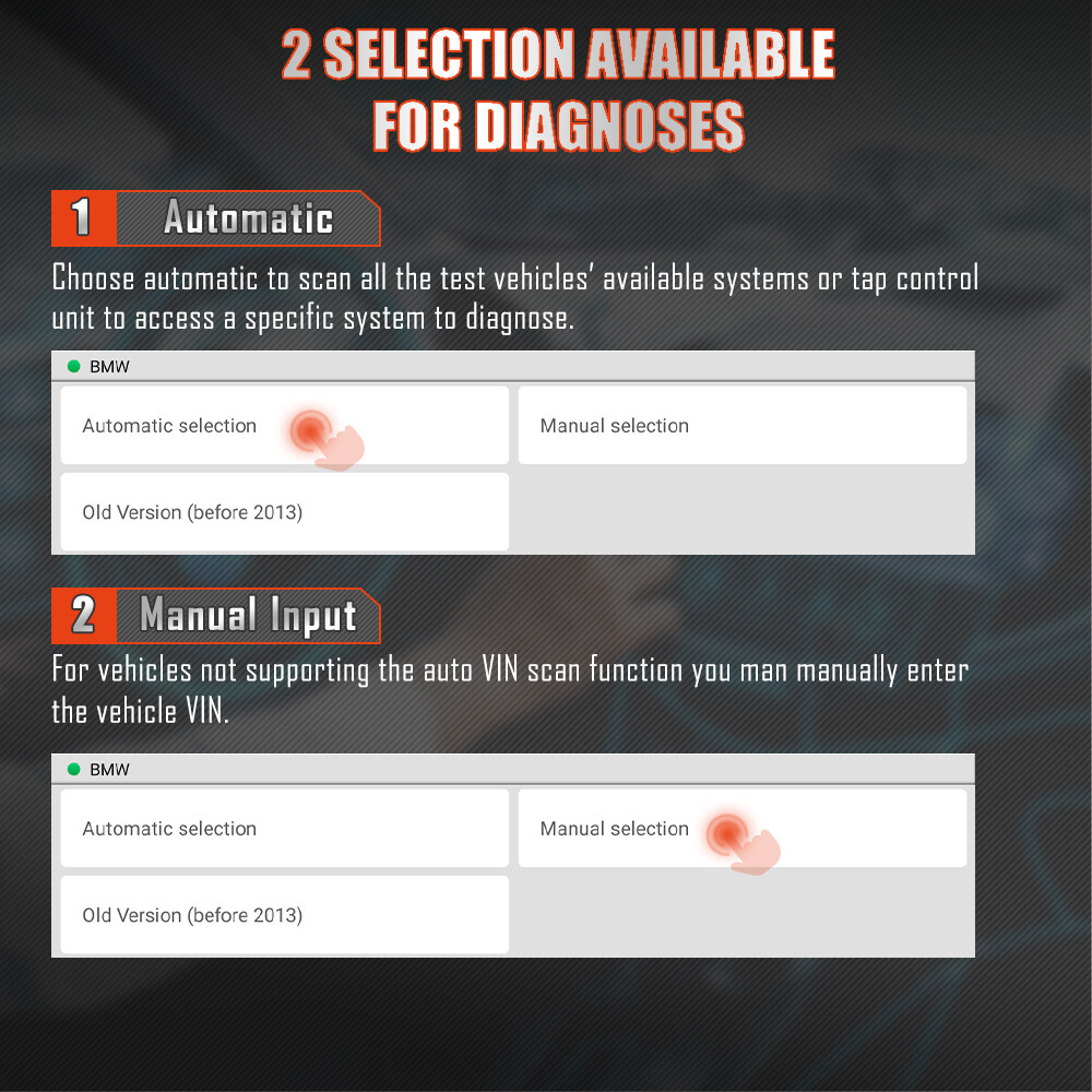 ANCEL X7 OBD2 Scanner Bluetooth Diagnostic Bidirectional ECU Coding DPF TPMS OIL