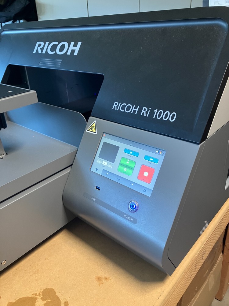 Ricoh RI-1000 DTG printer plus additional equipment