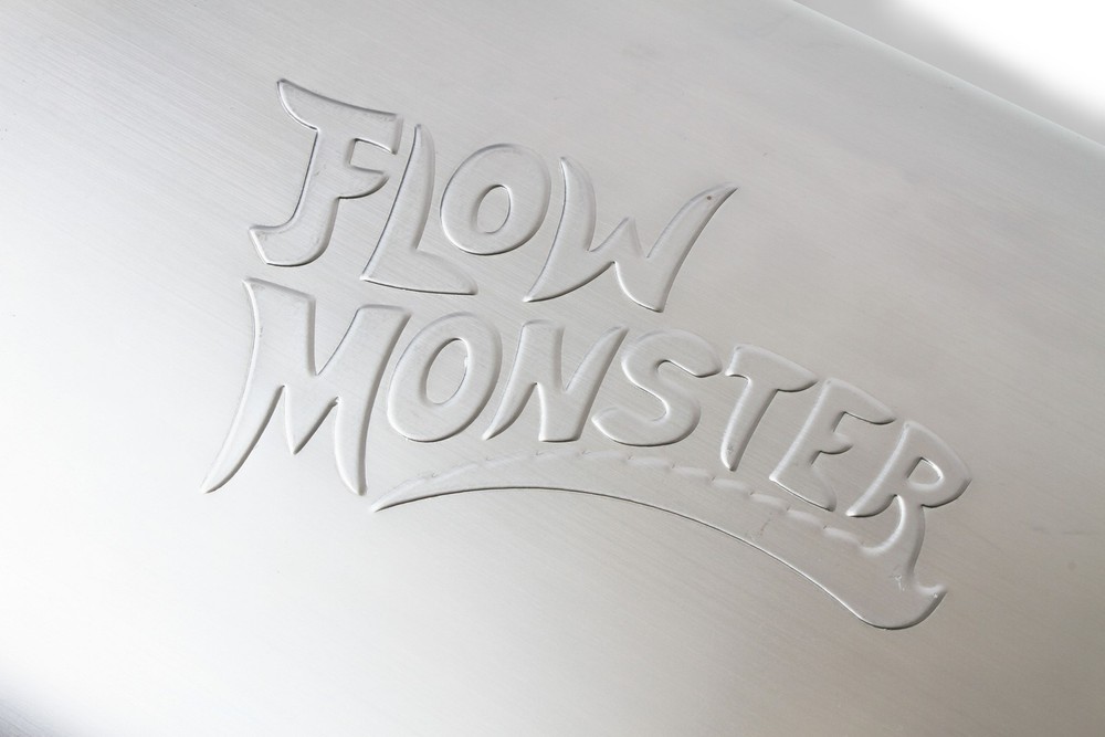 12599-FM FLOWMONSTER 409SS OVAL CASE ABSORPTION MUFFLER