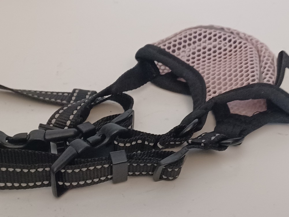 Bonthee Dog Muzzle, Mesh Soft Muzzle for Small Sized Dogs, Breathable (LARGE)