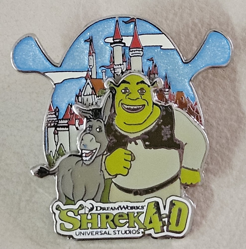 UNIVERSAL STUDIOS ORLANDO SHREK 4-D Pin 2012