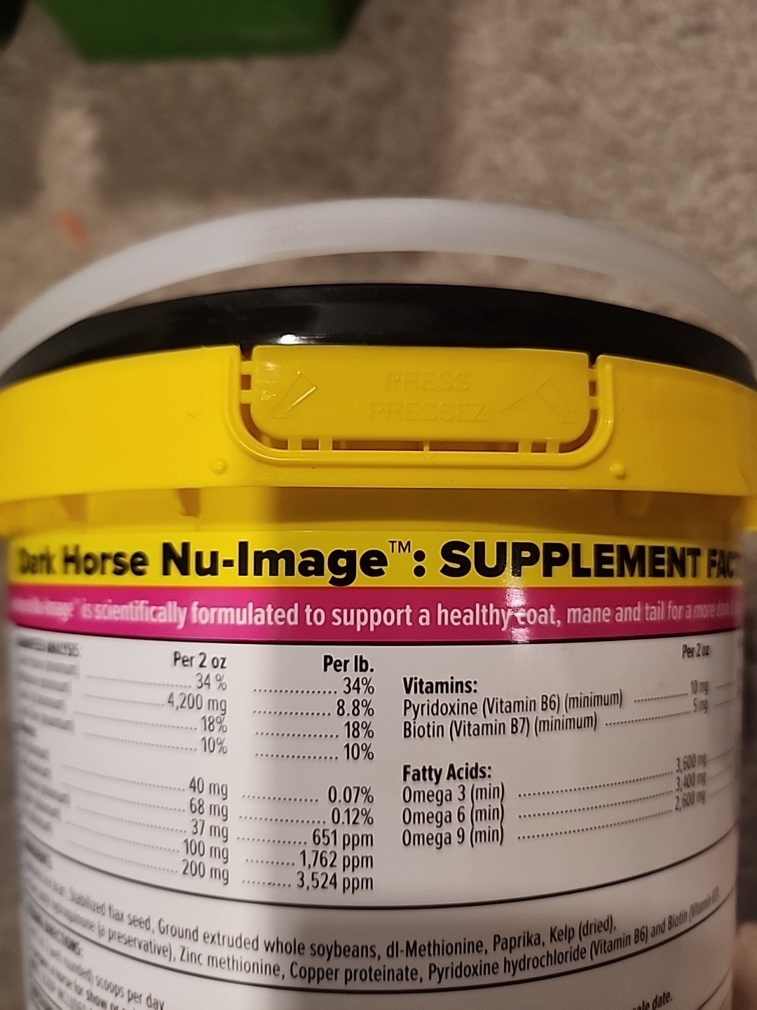 Dark Horse Nu-Image Coat, Mane & Tail Supplement, 5 lb