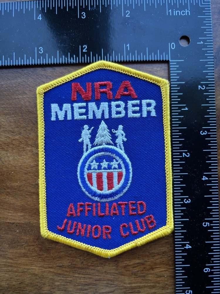 NRA Member Patch - Affiliated Junior CLUB - Embroidered Patch