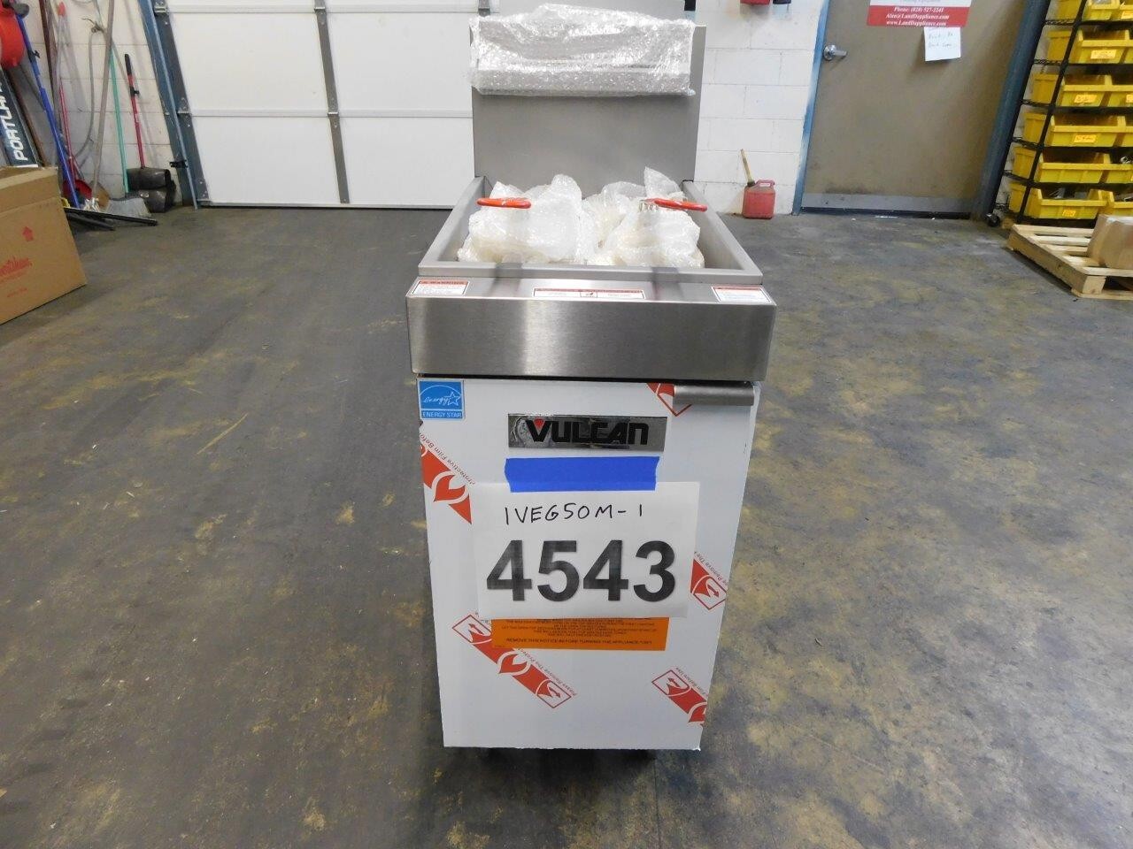 New S/D Vulcan 50 lbs Capacity Deep Fryer, Model: 1VEG50M-1  (2-In Stock)