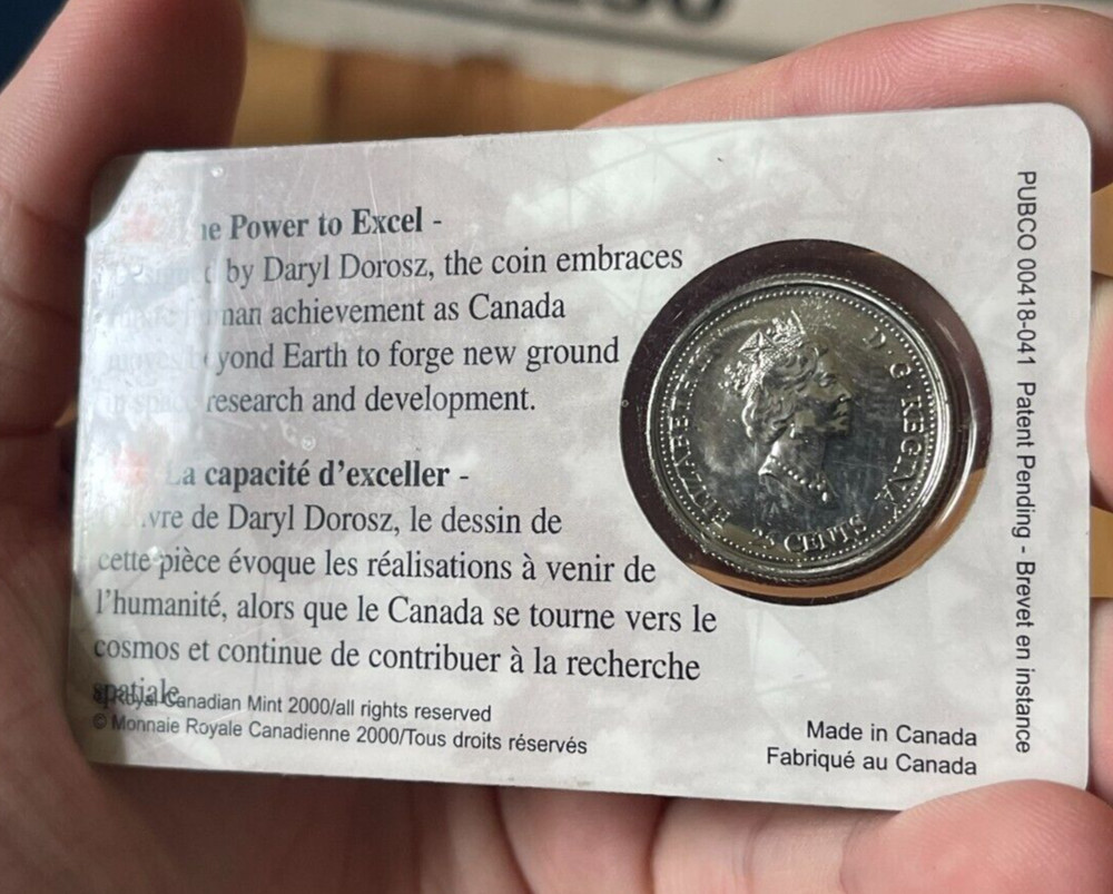 2000 Canada 25 Cents - Achievement