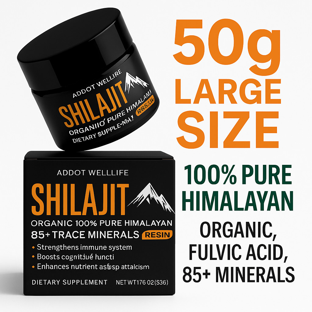 Himalayan Shilajit Caps – 150 Count – Herbal Support – Energy & Wellness