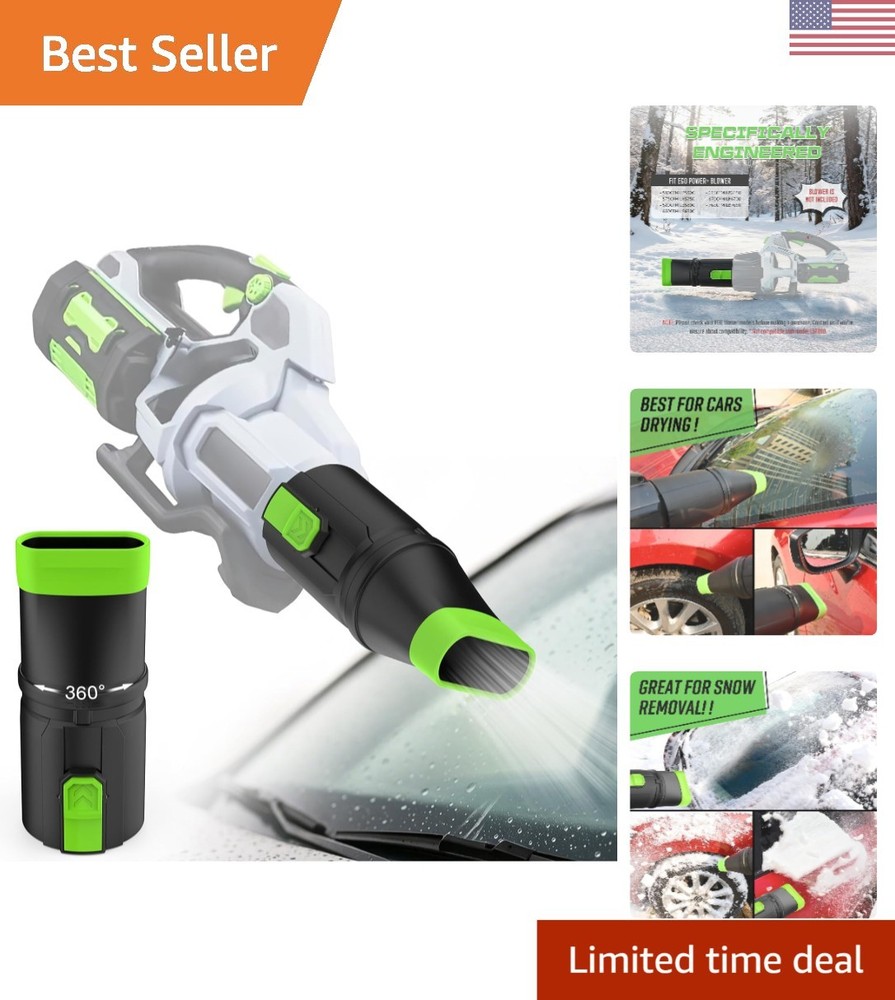 Efficient 360° Adjustable Car Drying Nozzle for EGO Leaf Blower Models 530-765