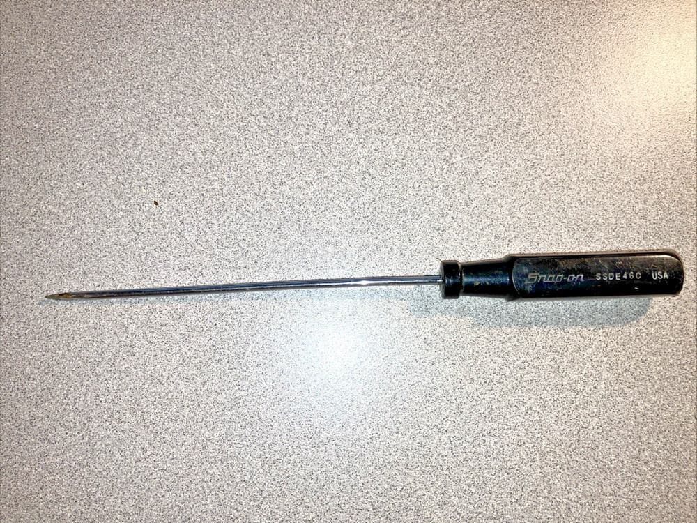 Snap-on Tools SSDE46C 1/8" Tip Electronic Thin Blade Flat Screwdriver USA