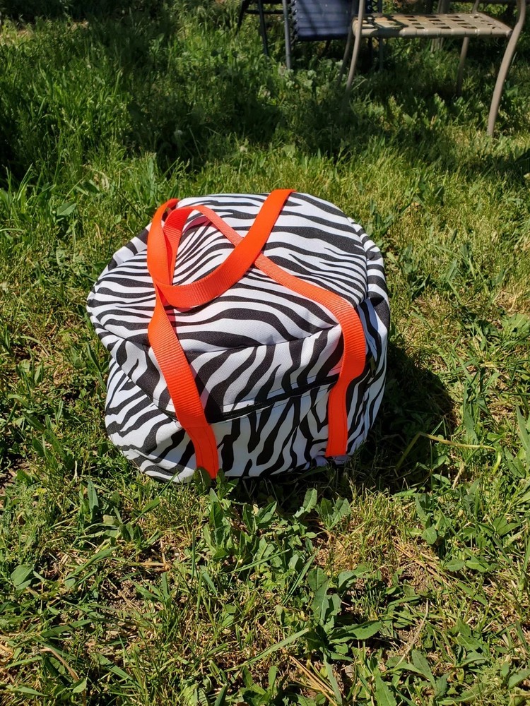 Zebra print Dutch oven bags