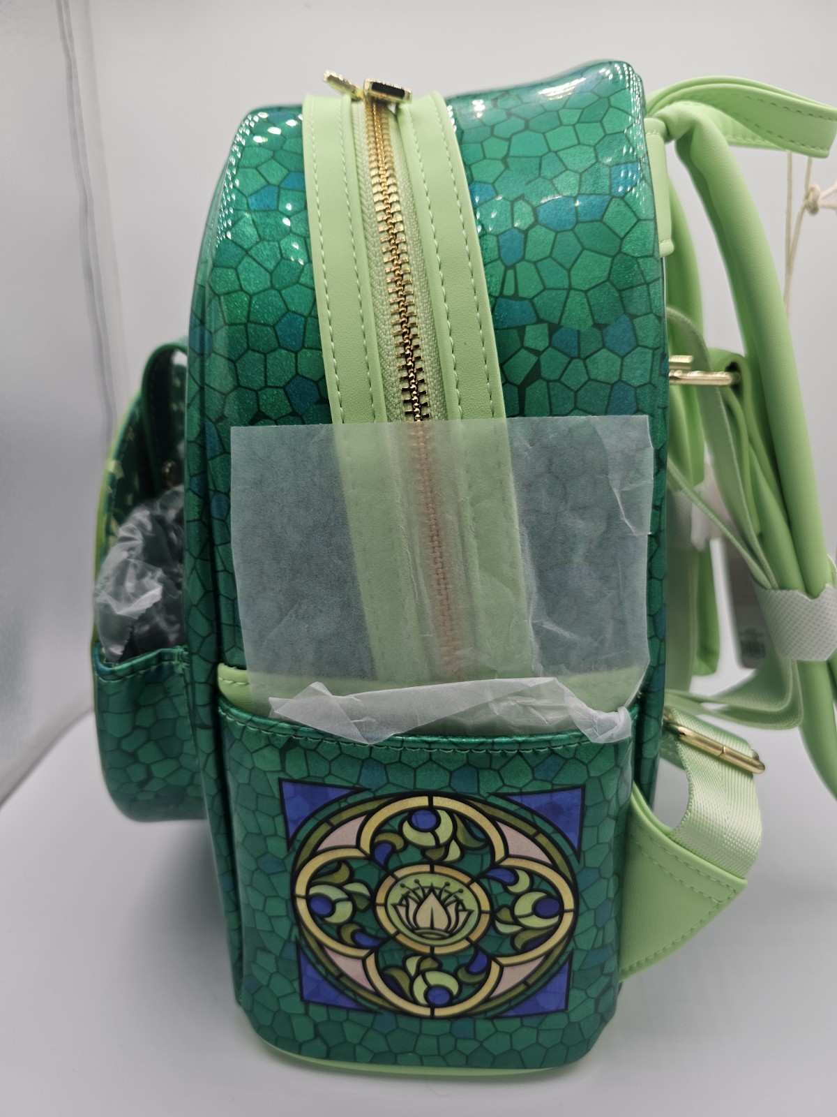 Loungefly Princess and the Frog Tiana Stained Glass Mini Backpack Disney
