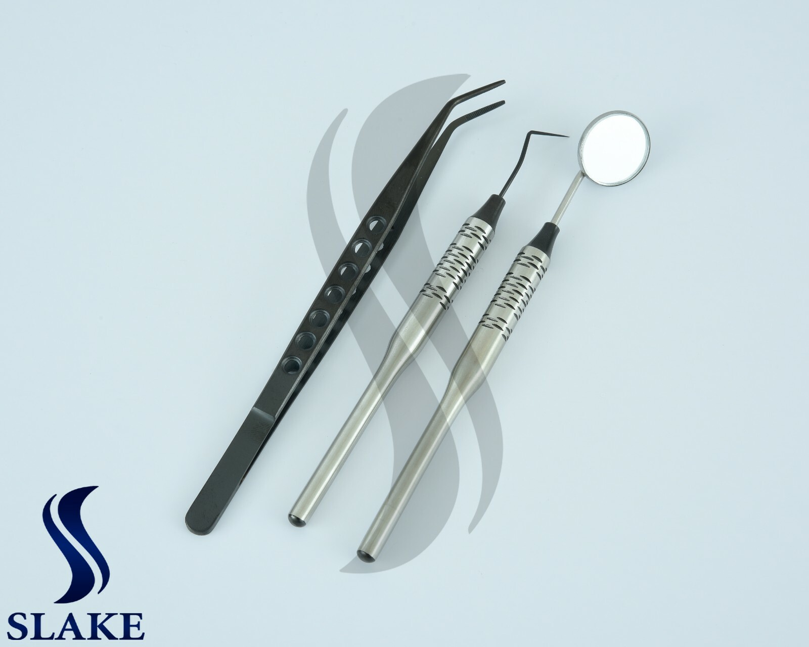 3 Instruments Basic Dental Set Mirror Explorer College Plier PREMIUM GERMAN