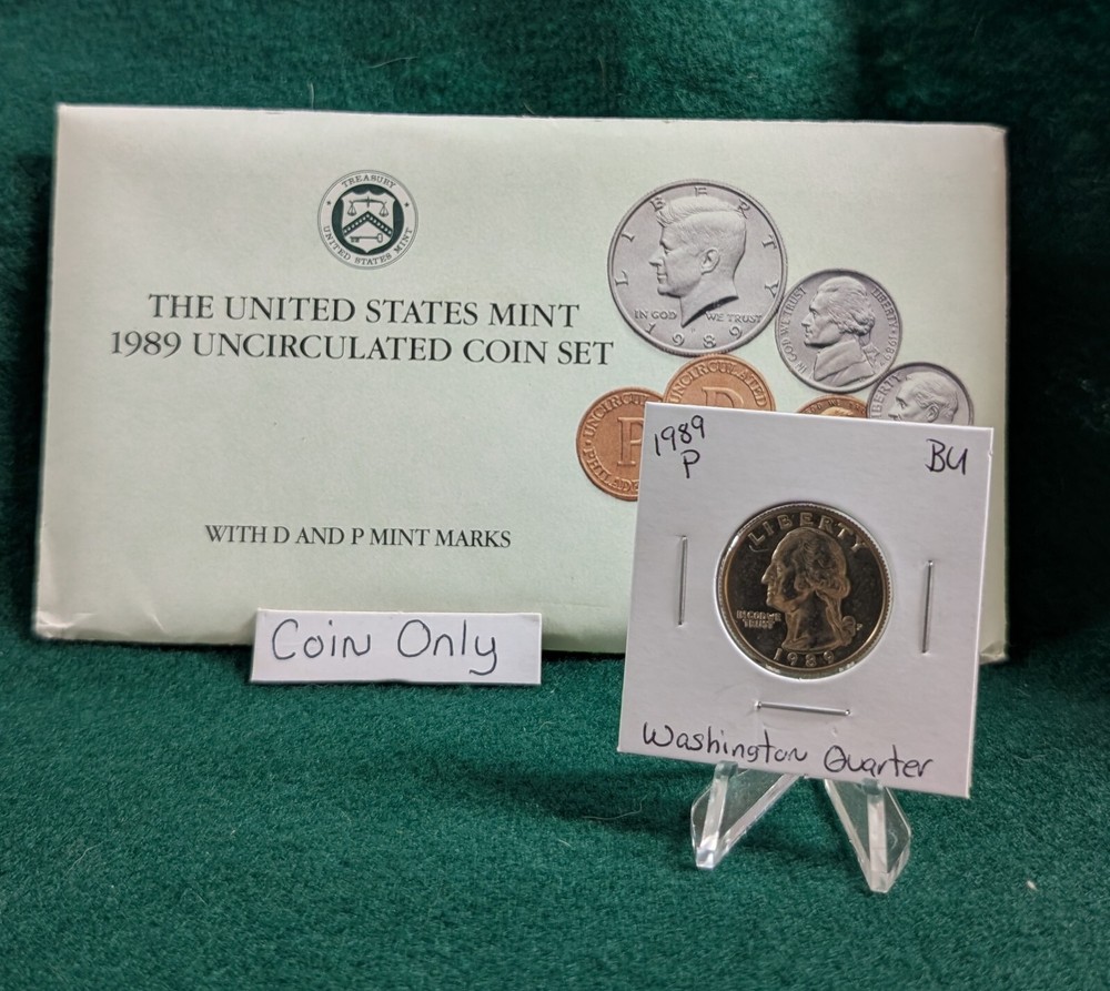 1989 P Washington Quarter Uncirculated US Mint