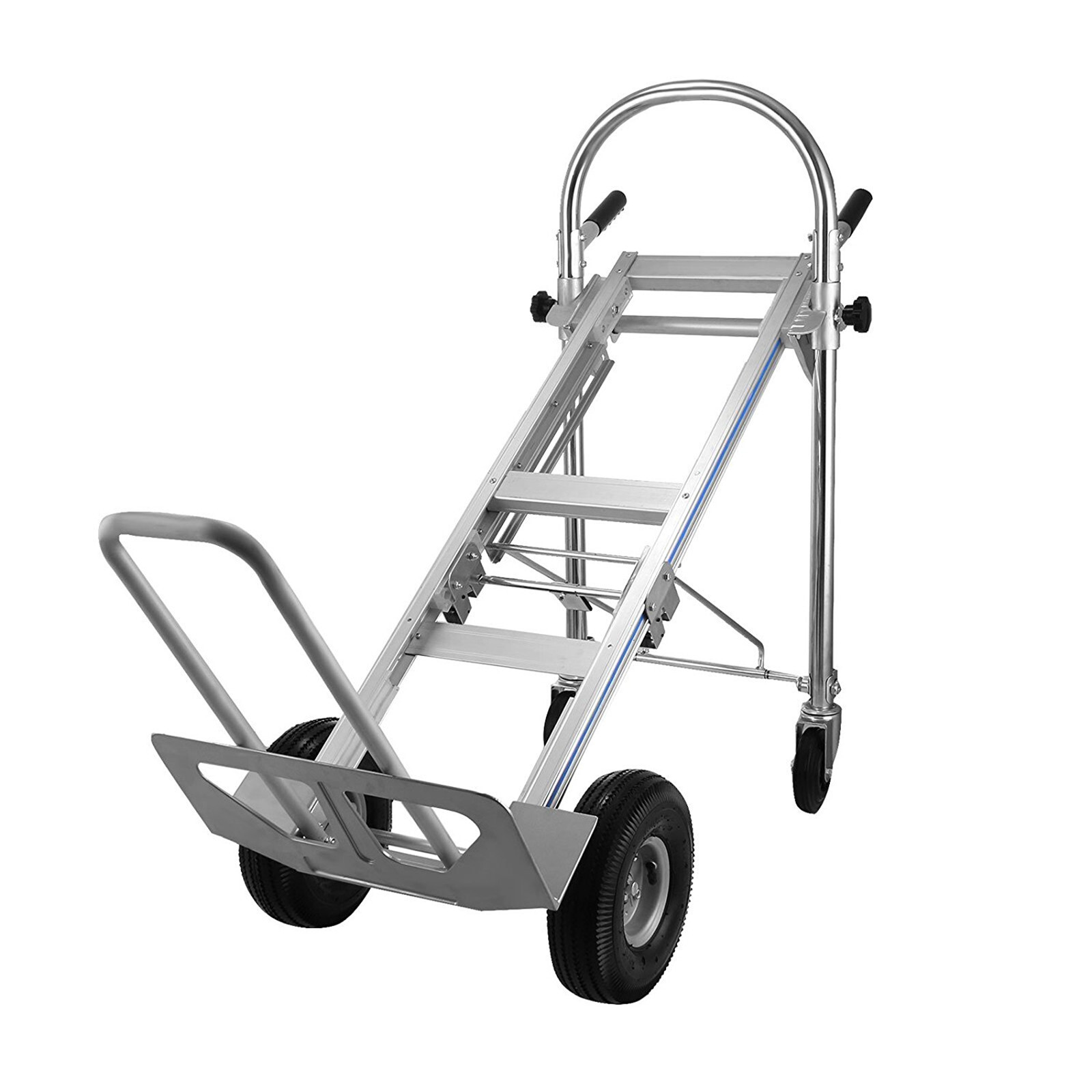 Heavy Duty Aluminum Hand Truck Convertible Folding Dolly Cart Stair Climber Cart