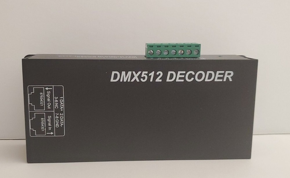 DMX 512 Digital Display Decoder Dimming Driver DMX512 Controller for LED RGBW