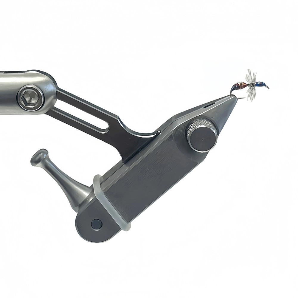Adjustable Fly Tying Station with Rotating Bobbin Tool for Fly Tying Lure Making