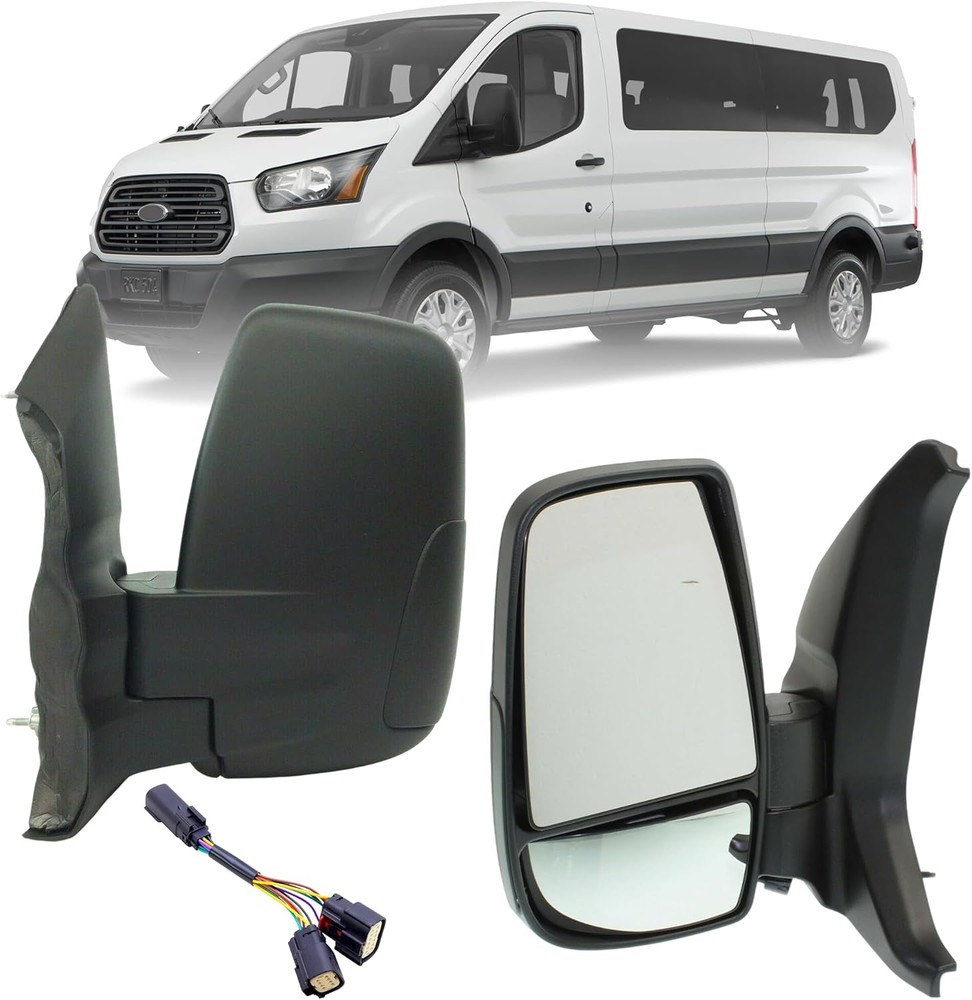 Driver Left Side Mirror Replacement Power Mirror without Indicator Fit Ford Tran