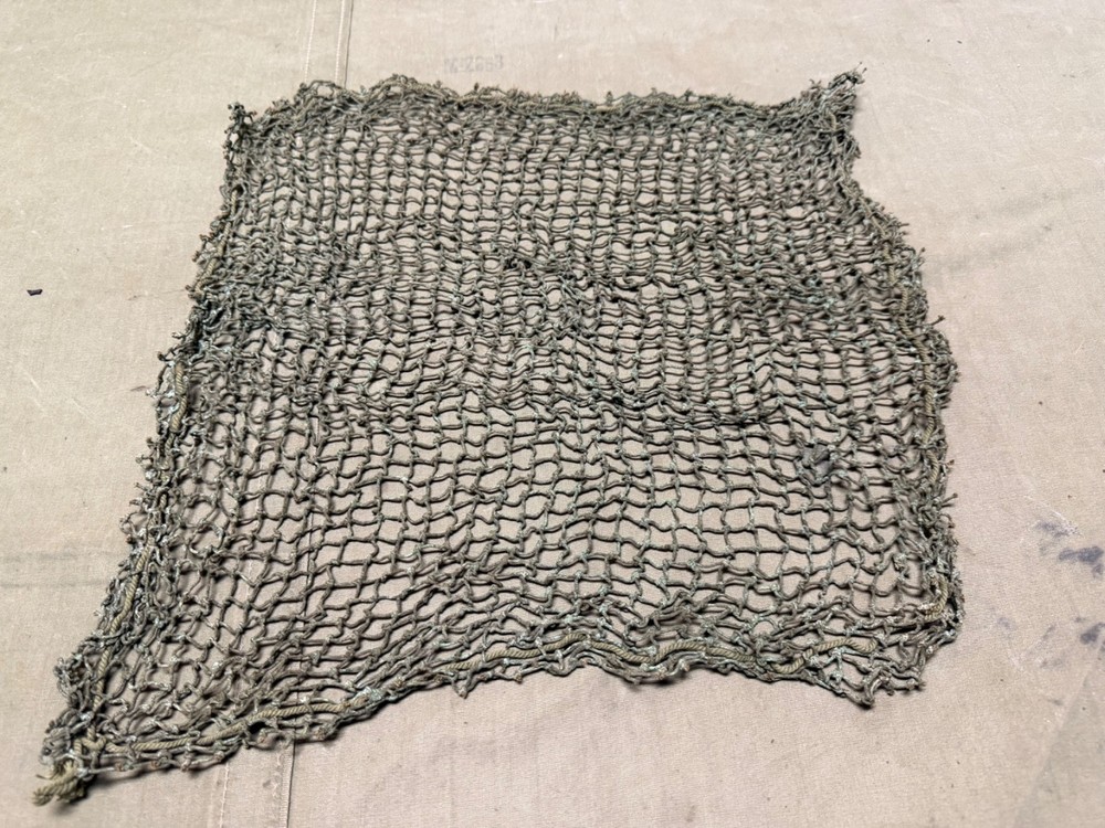 ORIGINAL WWII US ARMY M1 HELMET CAMO NET