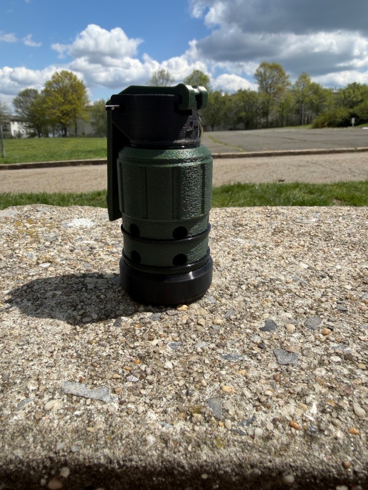 Reusable Airsoft Impact Grenade Distraction Device
