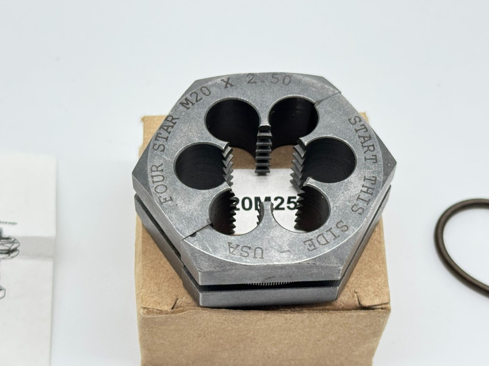 Murray Tools NEW Split Hex Die Thread Chaser M20 X 2.50 USA