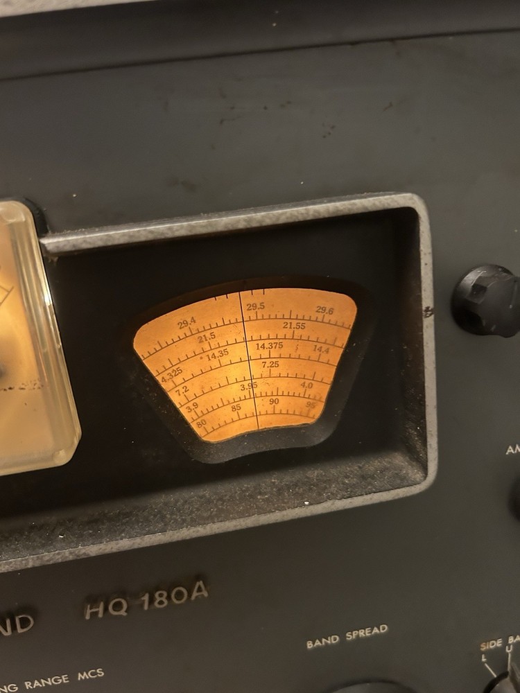 Rare Hammarlund HQ-180XE Tube Receiver - Powers Up - For Restoration